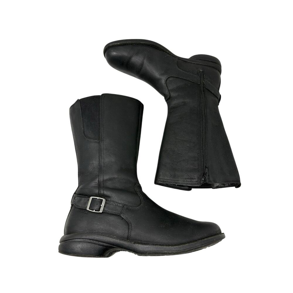 Merrell Women's Andover Peak Black Leather Waterproof Biker Boot US 11 - Picture 2 of 7